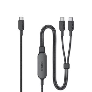 Anker Mobile Cable 2-in-1 USB-C to USB-C Cable 140W 1.20m Black 1