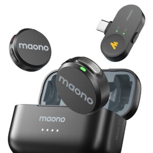 Maono Microphone Lavalier USB-C Receiver & 2 x Transmitters (Magnetic) WAVE T5
