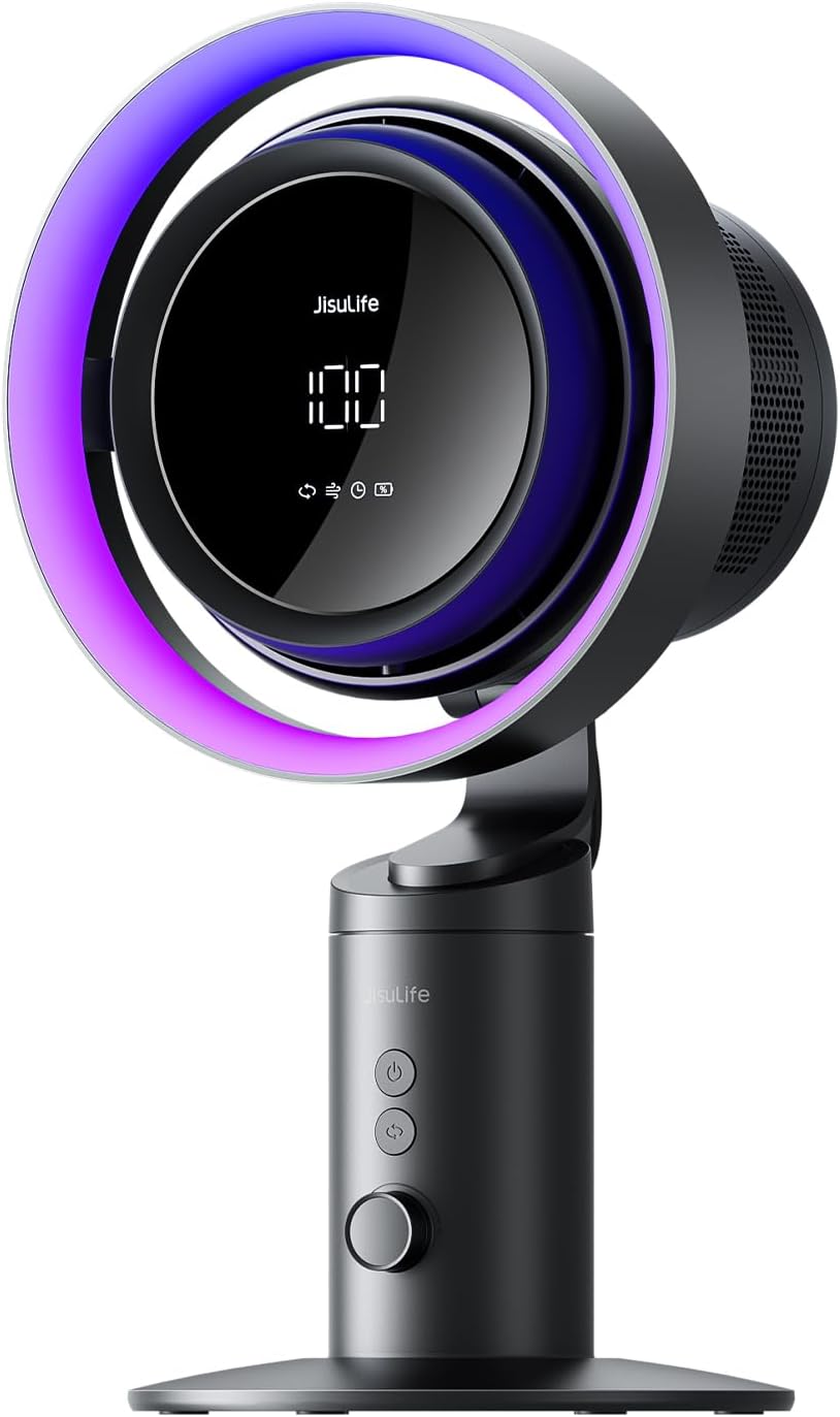 Jisulife Desktop Fan Rotating & 10000mAh FAN PRO 3