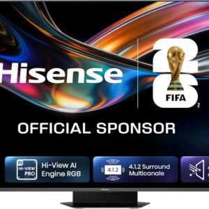 Hisense 75UR9S 75'' 4K Smart RGB MINI LED 180hz TV