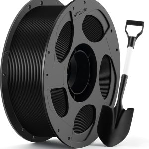 Anycubic ABS Filament Black 1Kg (For Automotive components, moving mechanical parts, electronic enclosures, and classic LEGO-style bricks)