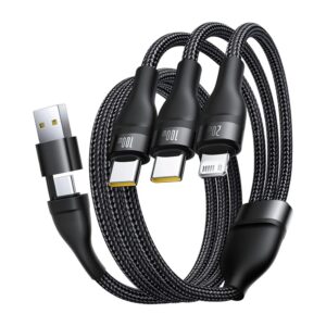 Baseus Cable 3in1 USB-C/USB-C/Light to USB-C /USB A, Flash 3 Series 1.5m Black