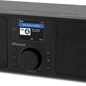 Artsound R9 Internet Radio Wooden Speaker with FM,Bluetooth,AUX,Line Out,Alarm
