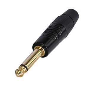 Neutrik REAN RP2CB 6.3mm Mono Plug
