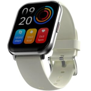 HiFuture ZONE2 Silver/Grey IP68 SmartWatch Supports Wireless Calling, 7day Battery & Health Monitoring Features