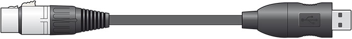 Chord XLR to USB Converter 3.0m for Recording an Instrument or Microphone to the PC 173.616UK