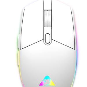 Armaggeddon Gaming Mouse Wired 12800CPI Silent RAVEN III SIGMA STEALTH White