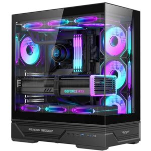 Armaggeddon Gaming Case ATX AQUARON XTREME X10 With 10x ARGB Fans