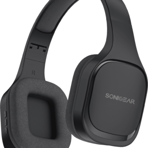 SonicGear Headphones Bluetooth Fabric + Foldable AIRPHONE 7 Graphite