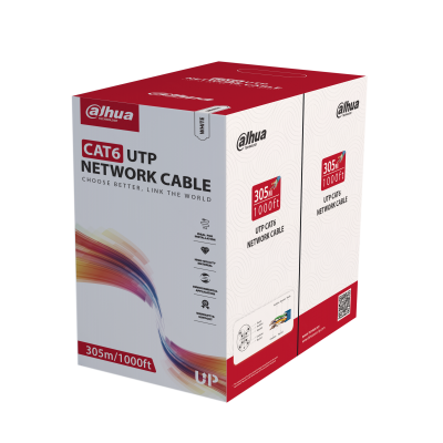 Dahua CAT6 OFC Cable 0.53mm 305m Orange PFM920I-6UN-C