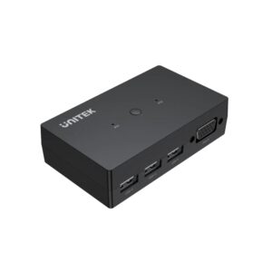 Unitek VGA KVM Switch 2In1Out with 3-Port USB2.0 Hub U-8709ABK