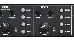 Adastra RM4460 Zoning 100V Mixer-Amp 4x60W USB/FM/BT 953.446UK