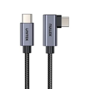 Unitek MC USB-C Cable PD100W L-Shape 1.0m C14123BK-1M