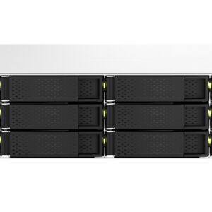 QNAP NAS 12-Bay Rackmount Intel Quad-Core, 8GB RAM, Redundant PSU, PCIe Slot & Dual 2.5GbE Ports TS-1264U-RP