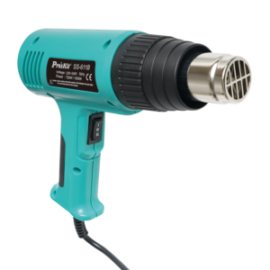 Proskit SS-611B Hot Air Gun 1500W Dual Temperature, Ceramic Heater & Double Insulated with Carry Case