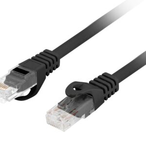 Lanberg Patch Cable CAT.6 UTP CU LSZH 0.25m Black