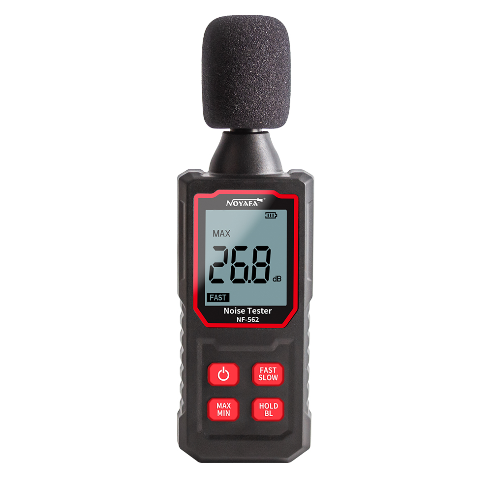 Noyafa Sound Level Meter with Accurate A-Weighted Measurement & LCD Display NF-562