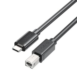 Unitek USB-C 2.0 to USB-B Printer Cable 5.0m