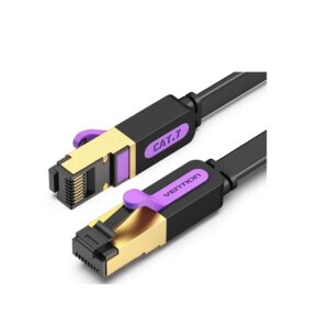 Vention NETWORK Cable CAT7 Flat 20.0m Black ICABQ