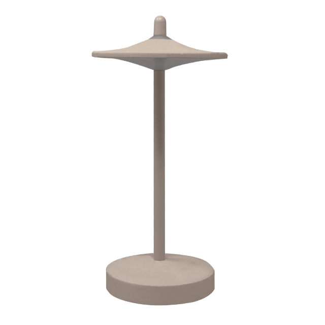 KELU SAKE USB-C Rechargeable IP44 Aluminium Lamp 130LM Sand