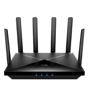 Cudy Router 5G NR CAT6 AX3000 Dual Band Gigabit Wi-Fi 6 Mesh Dual-Sim VPN P5