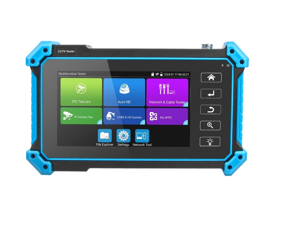 Noyafa CCTV & Network Tester with 5.4'' IPS Touchscreen, 4K Video Support, PoE Output & Cable Testing NF-IPC715
