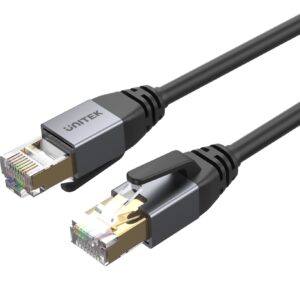 Unitek Network Patch Cable CAT8 Black 1.0m C18149A-1M