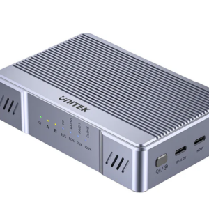 Unitek SolidForce 20Gbps 2-Bay USB-C External M2 SSD Enclosure with RAID S1247A