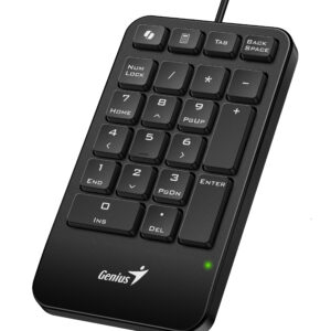 Genius Keyboard Numeric Pad Wired AI w/Palm Rest USB-A NumPad 125