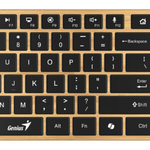 Genius Keyboard Wireless & BT AI Hot Keys Nordic Pine Style SlimStar 7250BT