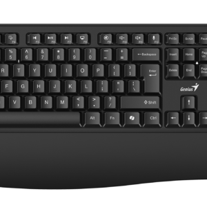 Genius Keyboard Wired AI with Palm Rest KB-123 English