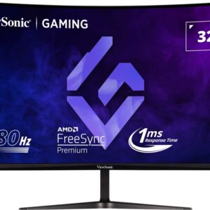 Viewsonic Monitor Gaming VX 32'' 2K VA Curved 180hz HDR10 VX3218C-2K