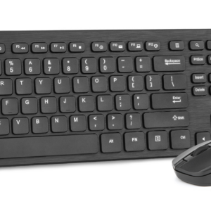 Rii Keyboard & Mouse Wireless 2.4GHz Combo Full Sized RK200