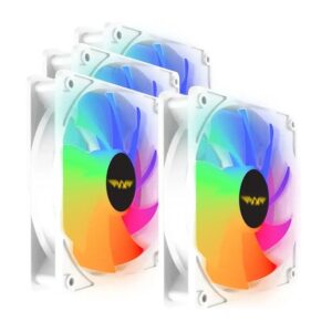 Armaggeddon Gaming Cooling Fan Set 4pcs ARGB KIT 6000 Pro White