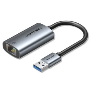 Vention Converter USB-A to Gigabit LAN Aluminium Grey CEZHB