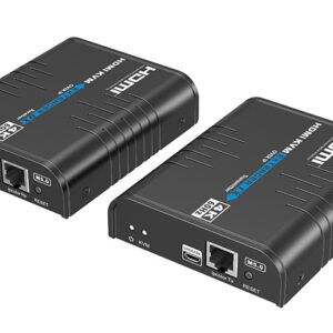 Lenkeng KVM HDMI Extender over IP 1G 4K60Hz 120m & Touch Screen Control LKV473KVM-M5.0
