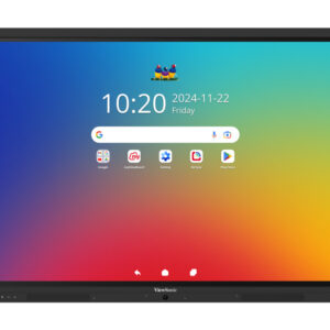 Viewsonic Viewboard Interactive Display Whiteboard 55" 4K Android EDLA 64-Point Touch 2.1 Speakers 8 Mic Array IFP5541-1-1C