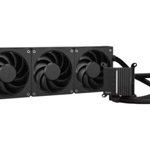 ASUS CPU Liquid Cooler ProArt Triple Alphacool Apex Stealth Triple Fans Illuminated System Status Meter LC 360 Black