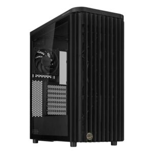 ASUS PC Case ProArt ATX Ash Wood Front Panel Tempered Glass Side Panel 3x Pre-Installed Fans Type-C PA401 Wood Edition Black TG