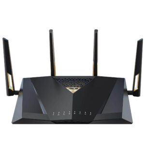 ASUS Router Wi-Fi 7 BE7200 Dual Band Quad 2.5GbE Dual 10G Ports SFP+ MLO VPN AiProtection Pro Guest-Network Pro RT-BE88U
