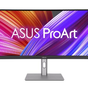 ASUS Monitor ProArt 34" UWQHD 60Hz IPS Curved 3800R ProColor USB Hub USB-C PD 96W DP Daisy-Chain RJ45 PA34VCNV