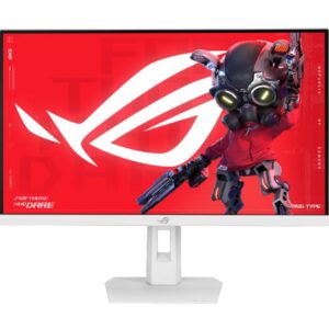 ASUS Monitor ROG Strix Gaming 27" 2K QHD 255Hz IPS 0.3ms Gaming-AI ELMB SYNC DP HDMI USB-C Full Ergonomic XG27ACMES-W White