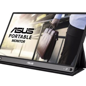 ASUS Monitor Portable ZenScreen GO 15.6" FHD IPS Built-in Battery Foldable Smart Case HDMI USB-C Speakers MB16AHP