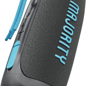 Majority MOVE 3 Rugged IPX67 Water Resistant 40W TWS RGB Bluetooth Speaker with LED Light Effects & 30H Long Lasting Battery Life