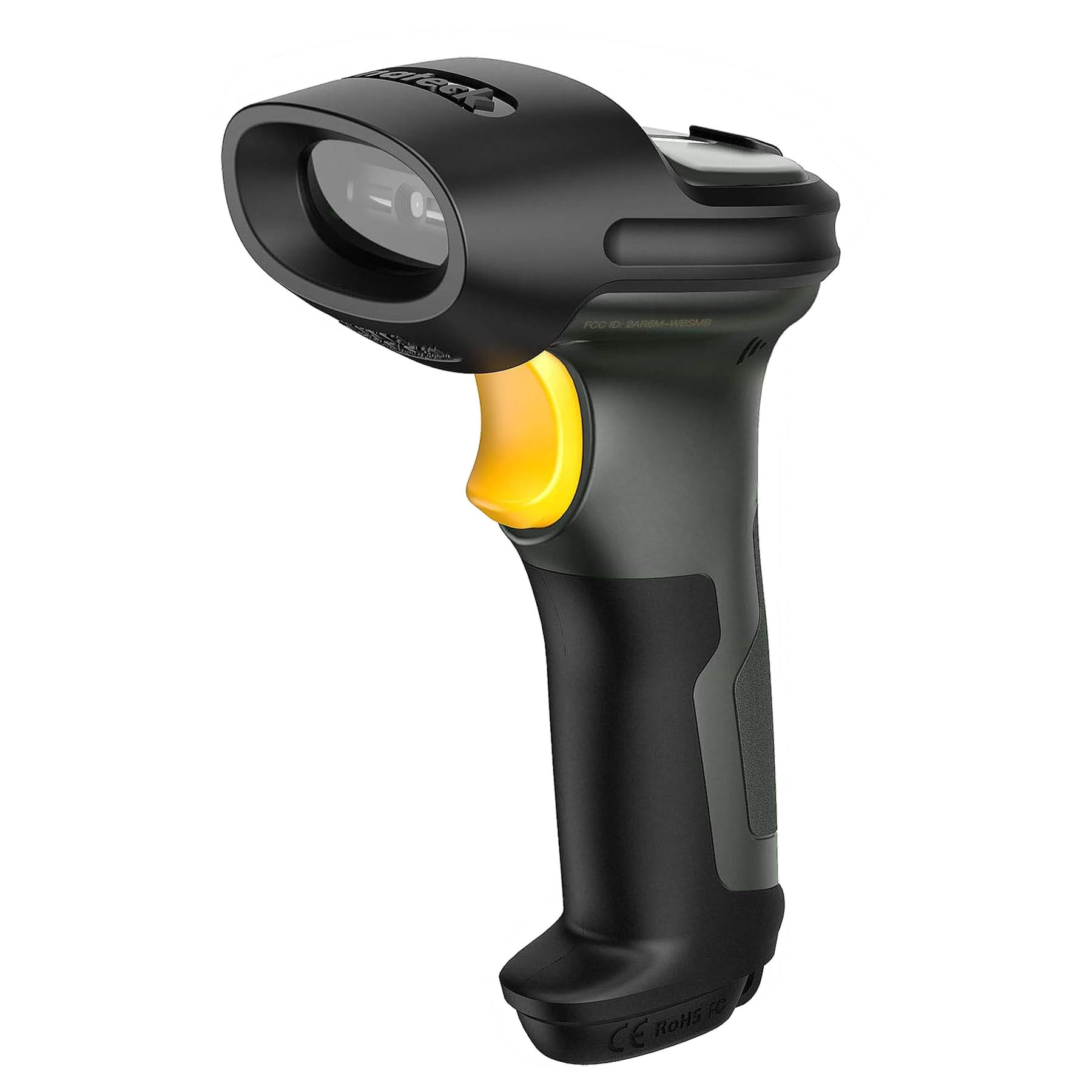 Inatech Barcode Scanner CCD 1D Wireless 2.4GHz/Bluetooth 2600mAh P7 Dark Grey