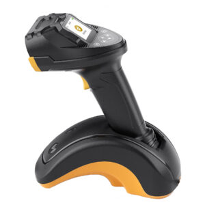Inatech Barcode Scanner CMOS+CCD 1D/2D Wireless 2.4GHz/Bluetooth USB-A 2600mAh Display Screen Smart Charging Base N6001 Black