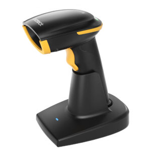 Inatech Barcode Scanner CMOS 1D/2D Wireless 2.4GHz/Bluetooth USB-A 2600mAh Charging Base AI BCST-36 Black