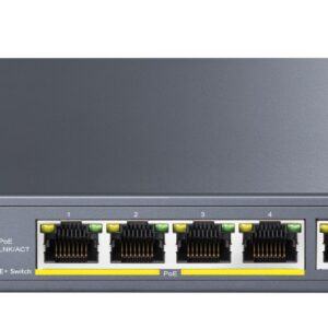 Cudy Switch PoE Gigabit 4PoE + 1GbE Uplink 60W GS1005P