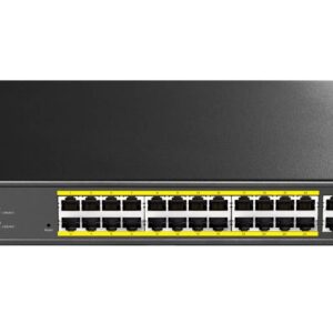 Cudy Switch PoE Gigabit Cloud Easy-Managed 24PoE + 2 RJ45/SFP Combo 300W GS1028EPS2