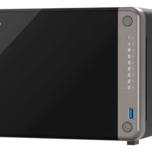 QNAP NAS 6-Bay Tower Intel Eight-Core, 8GB RAM, NPU, PCIe Slot, SSD Caching, 2.5GbE & HDMI TS-AI642-8G